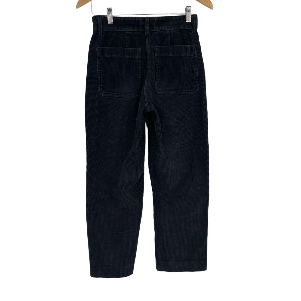 Everlane Women's High Waisted Slate Grey Quiet Luxury Cropped NormCore Cords 00 - Picture 6 of 10